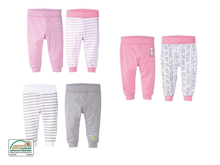 Pantalons molletonnés, lot de