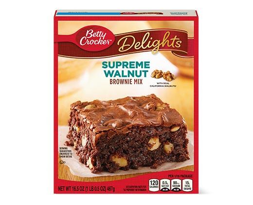 Betty Crocker Triple Chunk or Walnut Brownie Mix