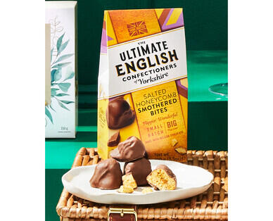 The Ultimate English Confectioners of Yorkshire Honeycomb Smothered Bites 100g