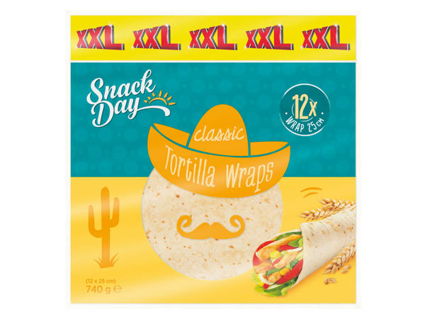 SNACK DAY Tortilla Wraps 740 g