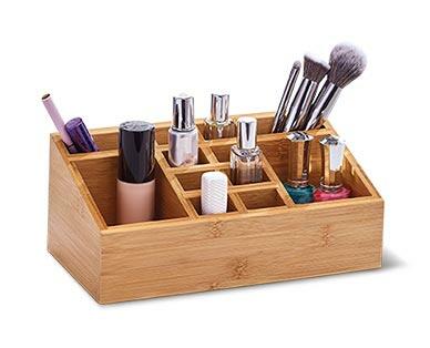 Easy Home Bamboo Cosmetic or Swivel Organizer