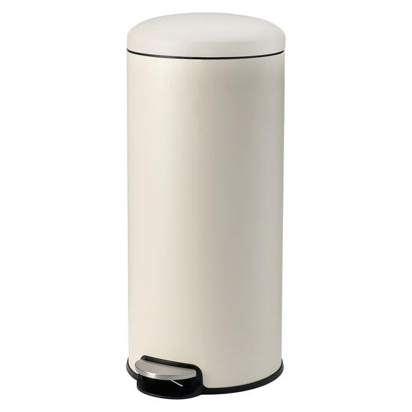 EASY HOME Beige Painted Trash Can
