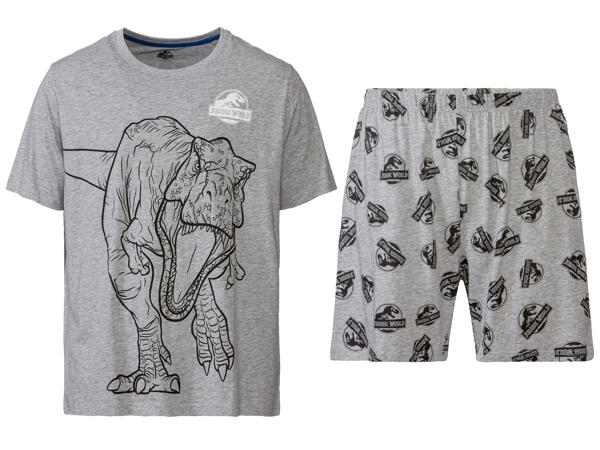 Men's Short Pyjama Set "Transformers, Jurassic World, Batman"