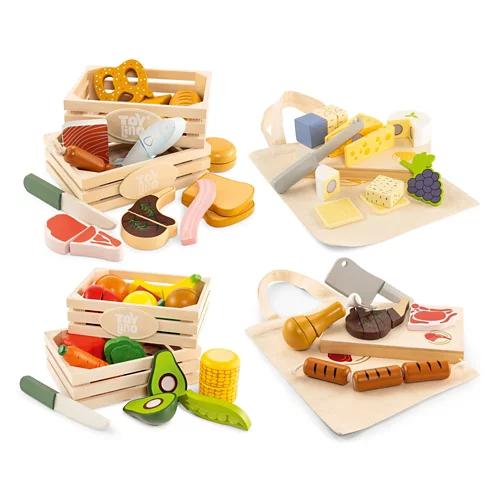 TOYLINO Lebensmittel-Rollenspiel-Sets