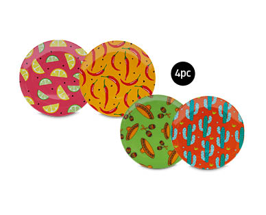 Assorted Tableware - Side Plates 4pk