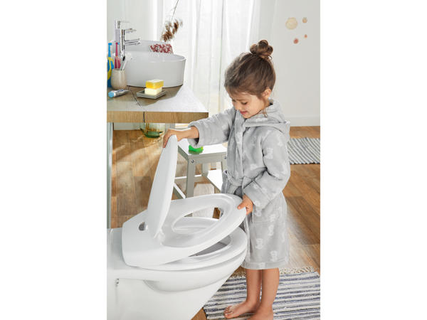 Toilet Seat with Integrated Child Seat