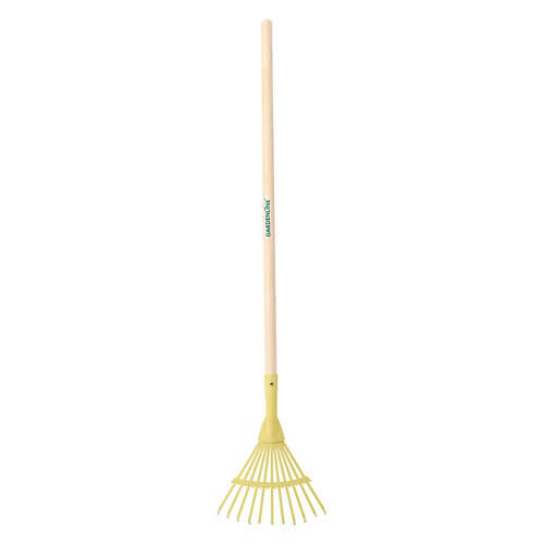 Childrens Gardening Tool - Leaf Rake, Yellow