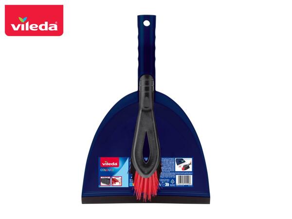 Vileda Dustpan & Brush - Blue