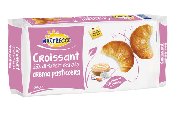 Croissant pastry cream