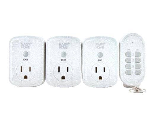 Easy Home 
 Wireless Remote Controlled Outlet