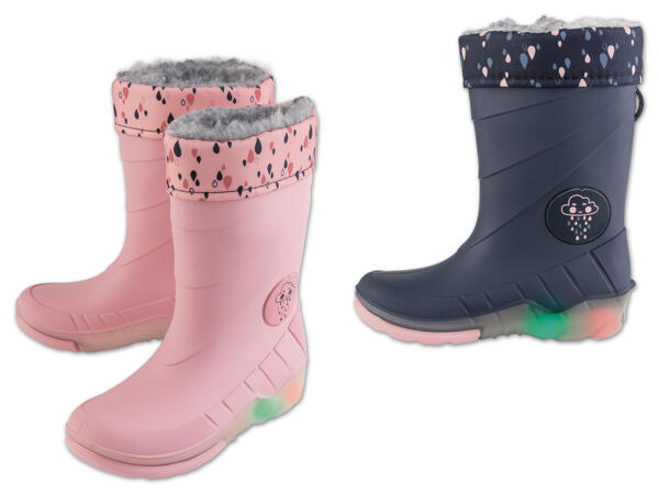 Mädchen LED-Regenstiefel