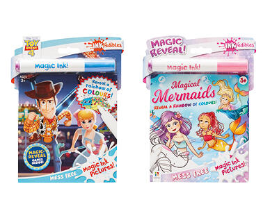 Inkredibles Magic Ink Pictures Licensed Activity Pads