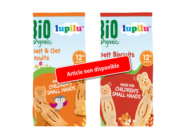 Biscuits bio de différentes formes