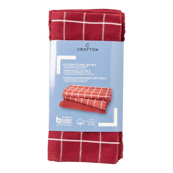 CROFTON(R) Essuies de cuisine, 3 pcs