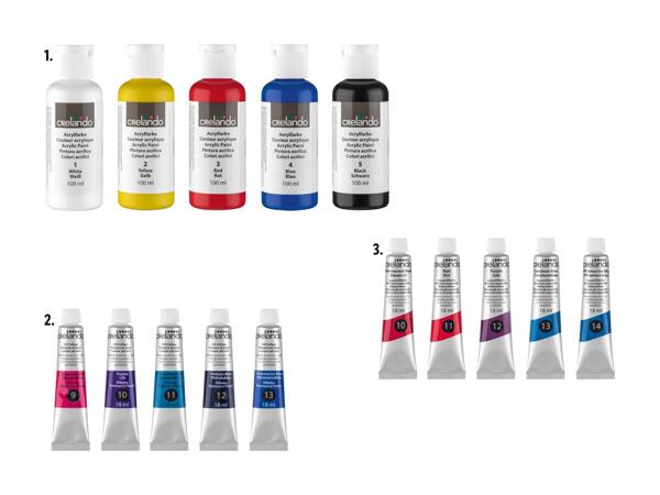 Assortiment de peinture