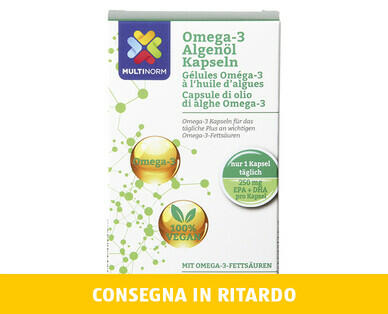 MULTINORM 
 CAPSULE DI OLIO DI ALGHE CON OMEGA 3