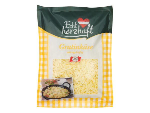 ECHT HERZHAFT Gratinkäse