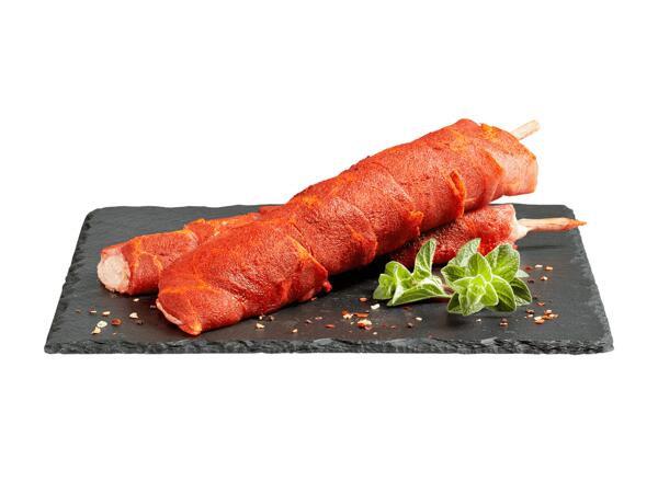 Brochette fourrée "flambeau"