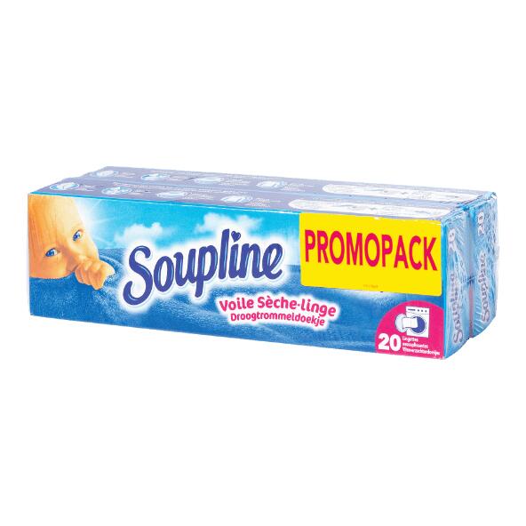 SOUPLINE(R) 				Droogtrommeldoekjes, 2-pack