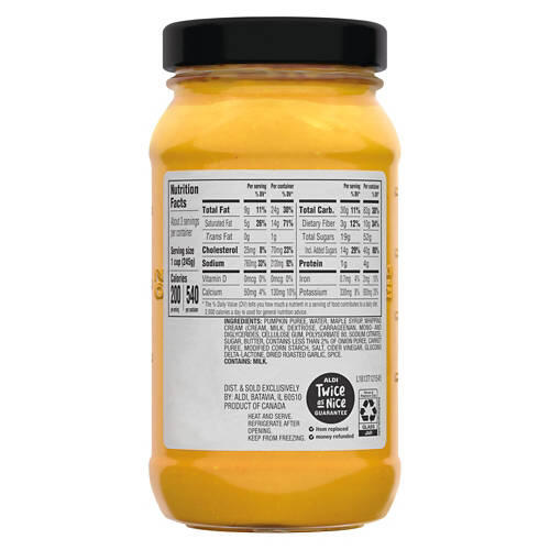 Pumpkin Maple Jarred Soup, 24 oz