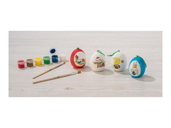 Crelando Paint Your Own Easter Decorations - 12 Piece Set
