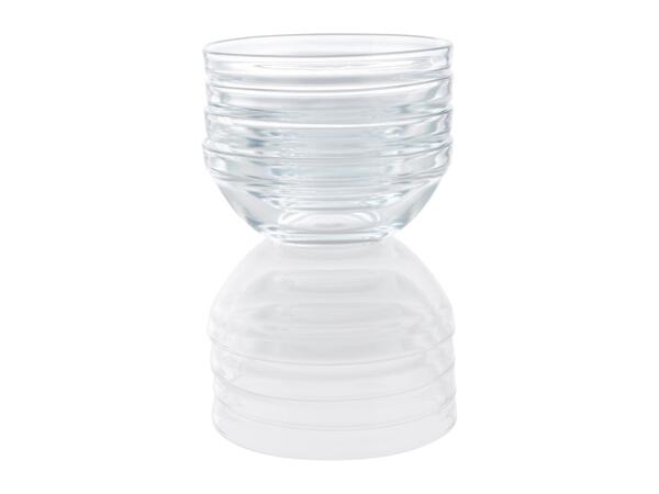 Livarno Home Medium Glass Serving Bowl Set - 4 Pack