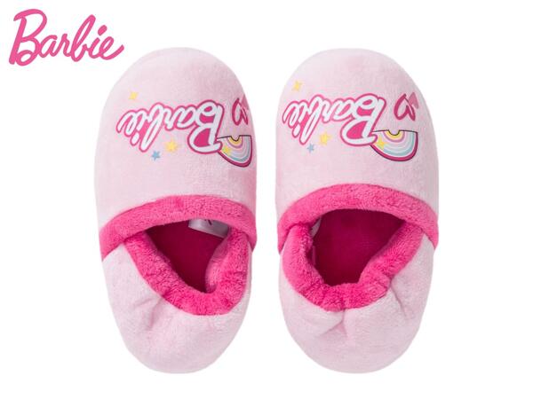Barbie Kids' Pink Slippers