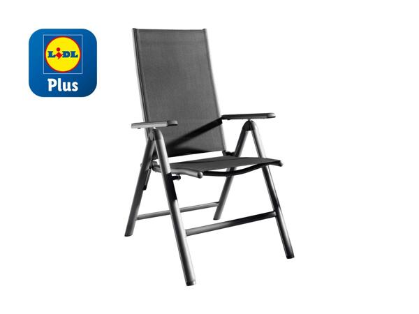 Chaise pliante en aluminium