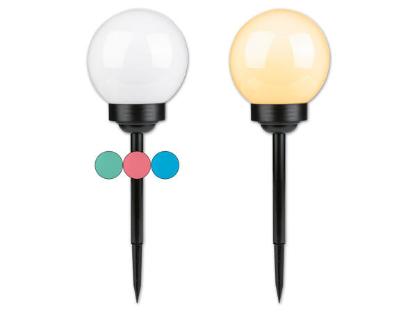 LED-Solar-Kugelleuchte, ca. ⌀ 15 cm