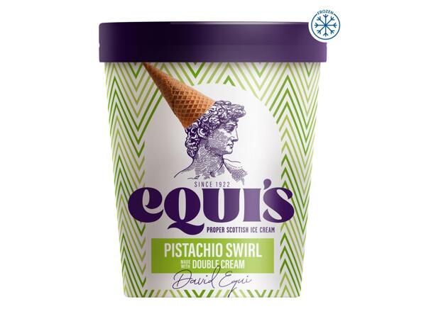 Equi's Pistachio Swirl Ice Cream