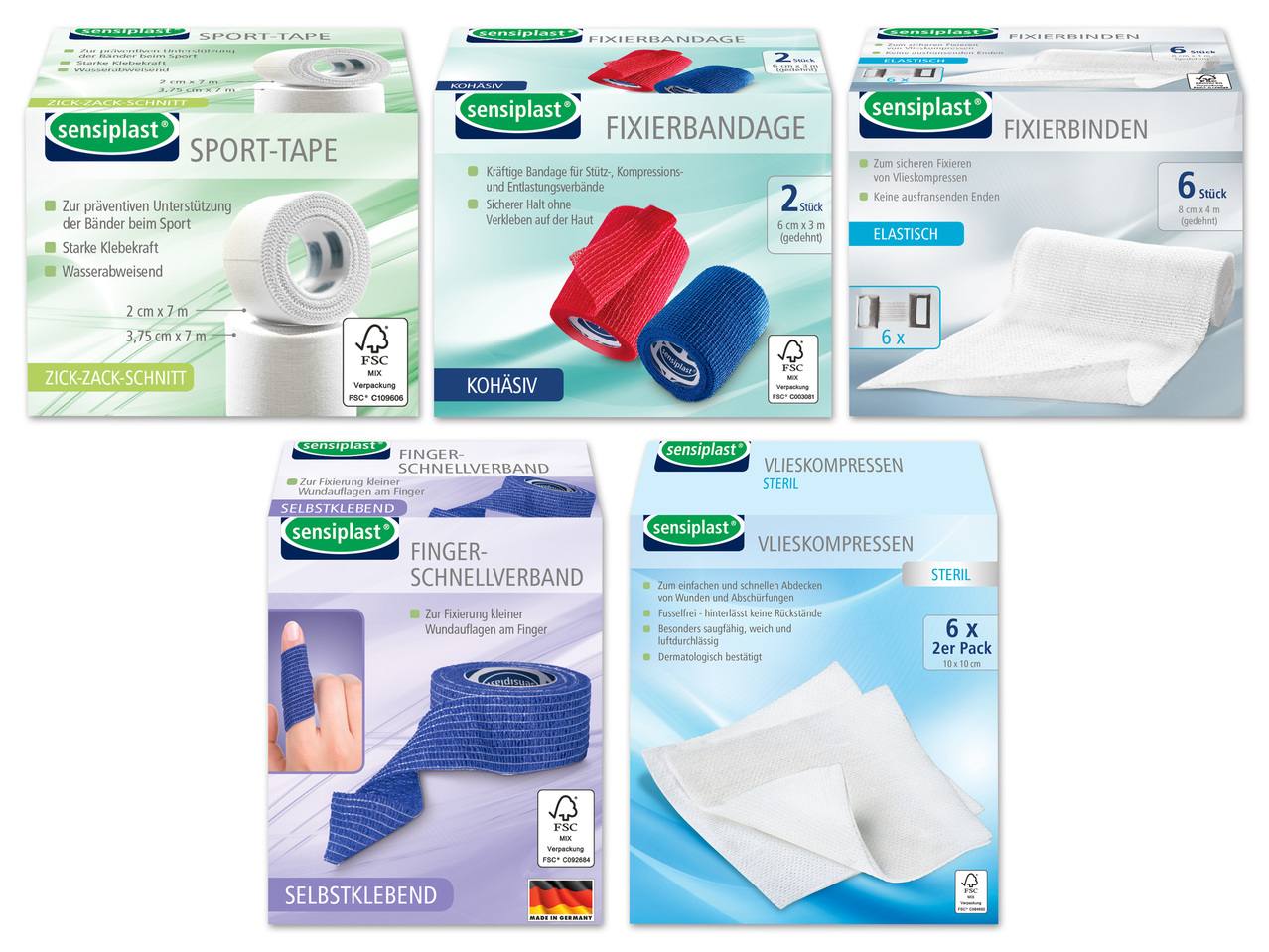 SENSIPLAST(R) Binden- und Bandagen-Sortiment