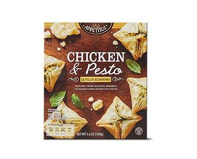 Appetitos 
 Blossoms Spinach & Cheese or Chicken & Pesto