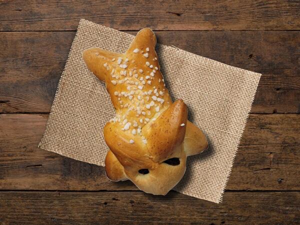 Lapin de Pâques végan avec sucre en grains