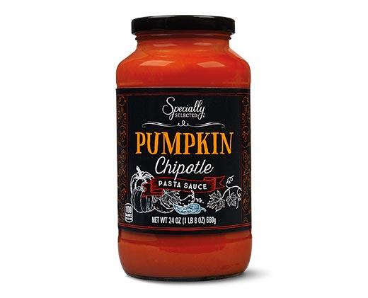 Specially Selected Pumpkin & Butternut Squash or Pumpkin Chipotle Pasta Sauce