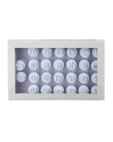 Alphabet Icing Stamp Kit