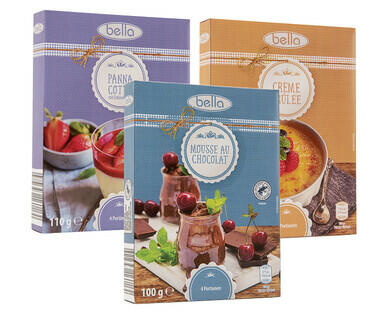 BELLA
MÉLANGES POUR DESSERTS