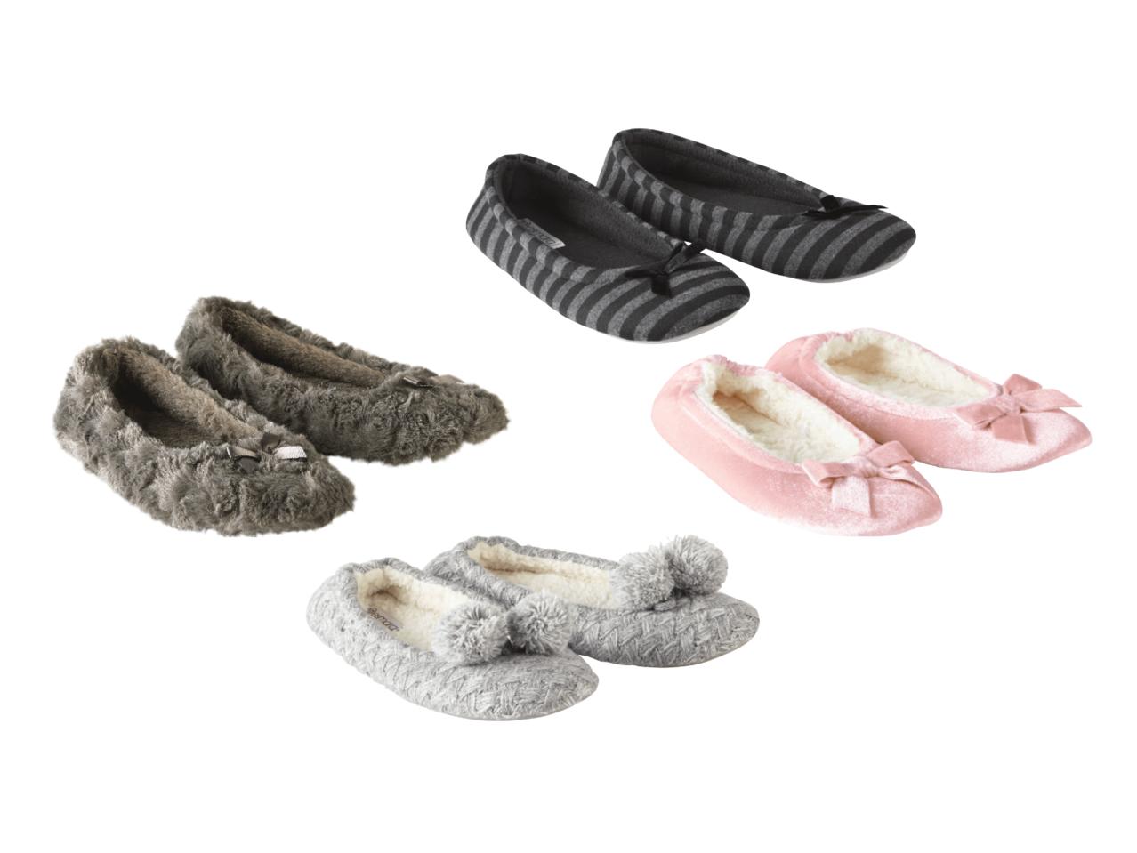 ESMARA(R) Ladies' Ballerina Slippers
