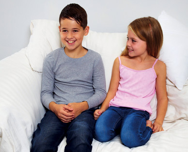 Children's Fine Rib Thermal Underwear