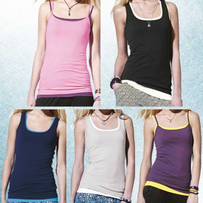 Tops pour dames, 2 pcs