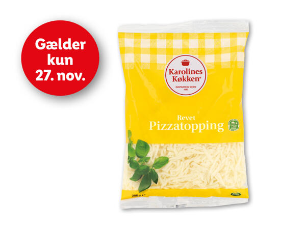 Karolines Køkken pizzatopping