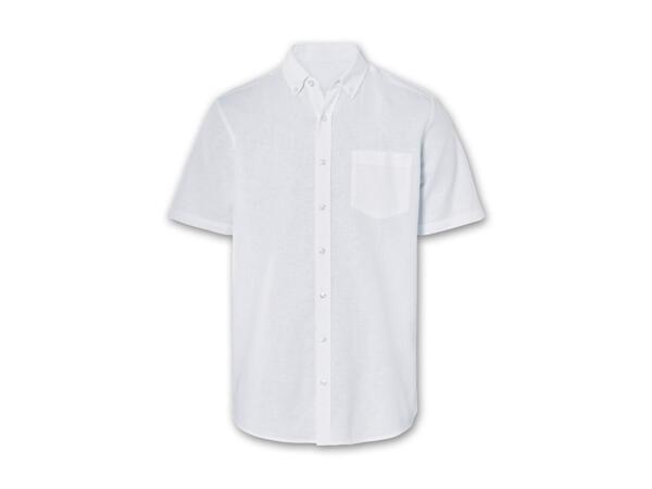 Damen/​Herren Leinen Bluse/​Hemd