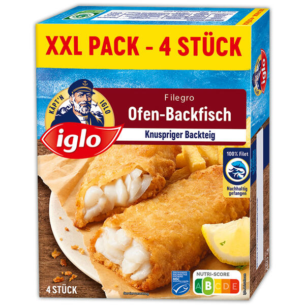 Backfisch-Stäbchen / Filegro XXL