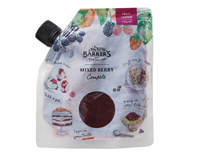 Barker's Fruit Compote Pouches 300g