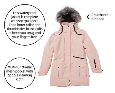 Women's Snowboard Jacket - Pink