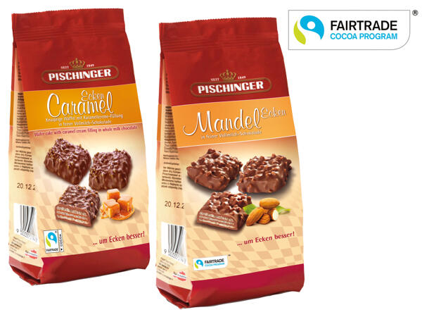 Pischinger Ecken mit Schokolade