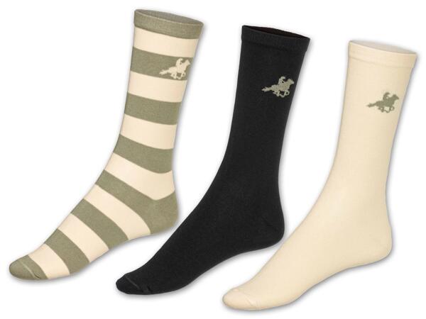 Damen/​Herren Socken, 3 Paar
