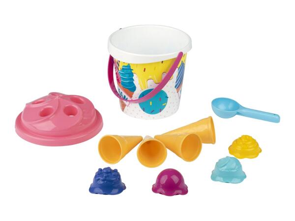 Playtive Sand Toy with Bucket and Ice Cream - 6 Piece Set