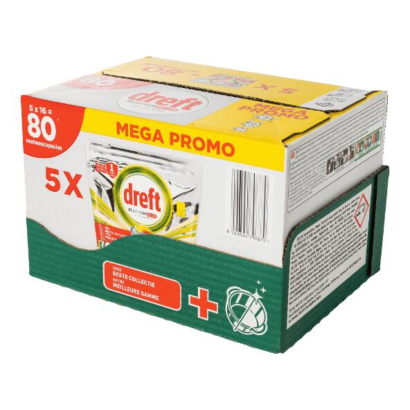 DREFT(R) 				Platinum Plus-Spülmaschinentabs, 80 St.