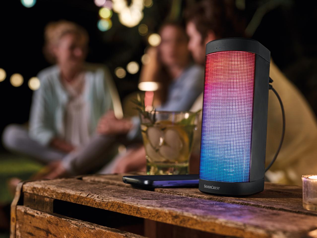 Silvercrest LED Bluetooth(R) Speaker1