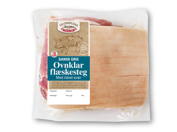 Dansk ovnklar flæskesteg